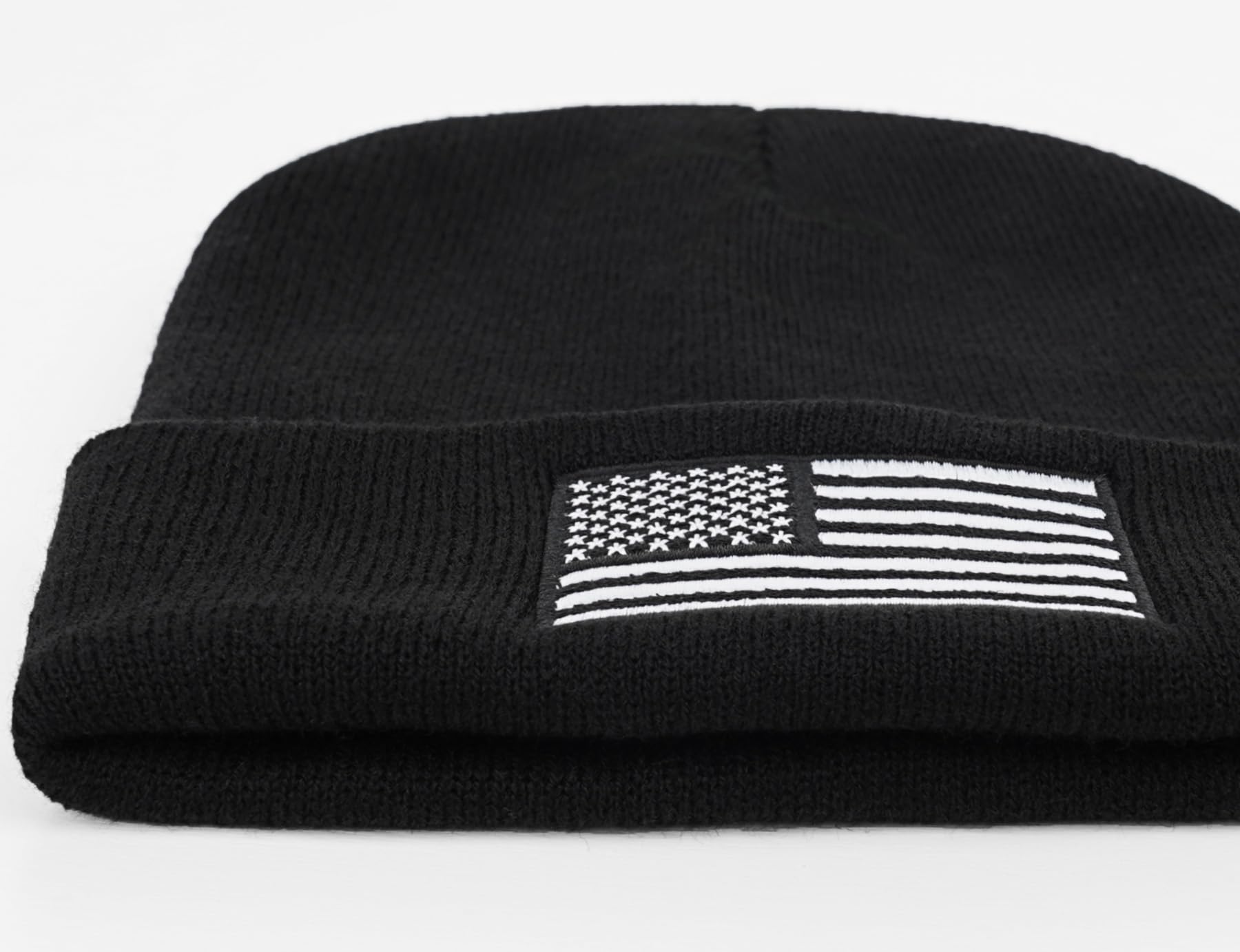 Gorro de invierno bordado con la bandera estadounidense para hombres y mujeres, multitemporada, equipo táctico militar, policía, ejército, invierno, cálido