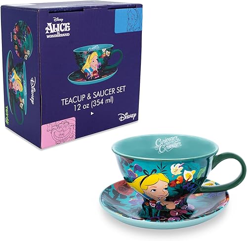 Miniatura 2 de Juego de taza de té y platillo de cerámica Alicia en el país de las maravillas de Disney  Exclusivo SDCC 2022