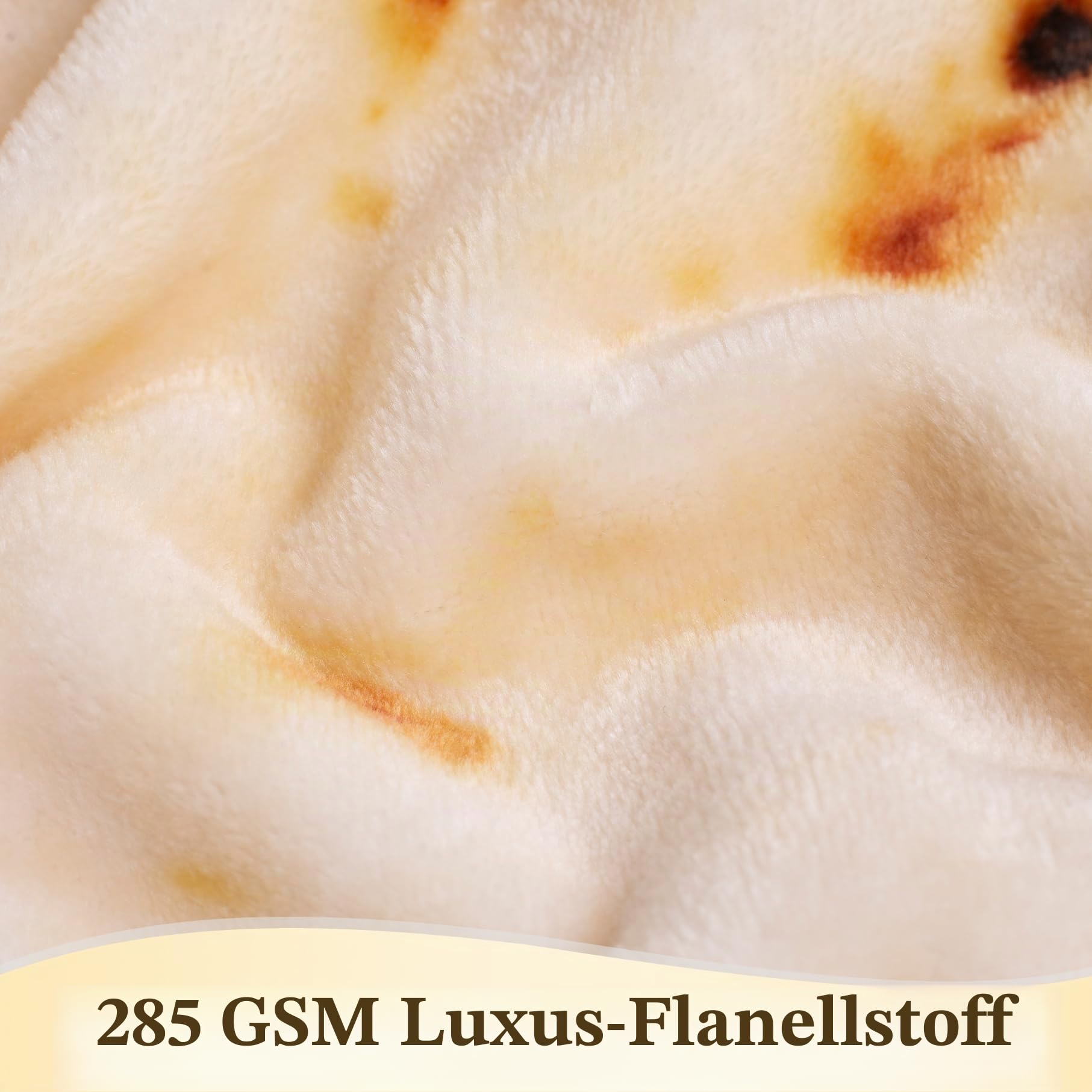 mermaker Burrito-Tortilla-Decke 2.0, doppelseitig, für Erwachsene und Kinder, riesige lustige realistische Lebensmitteldecke, 285 g/m², weiche Flanell-Taco-Decke, 180 cm (Gelb – doppelseitig)