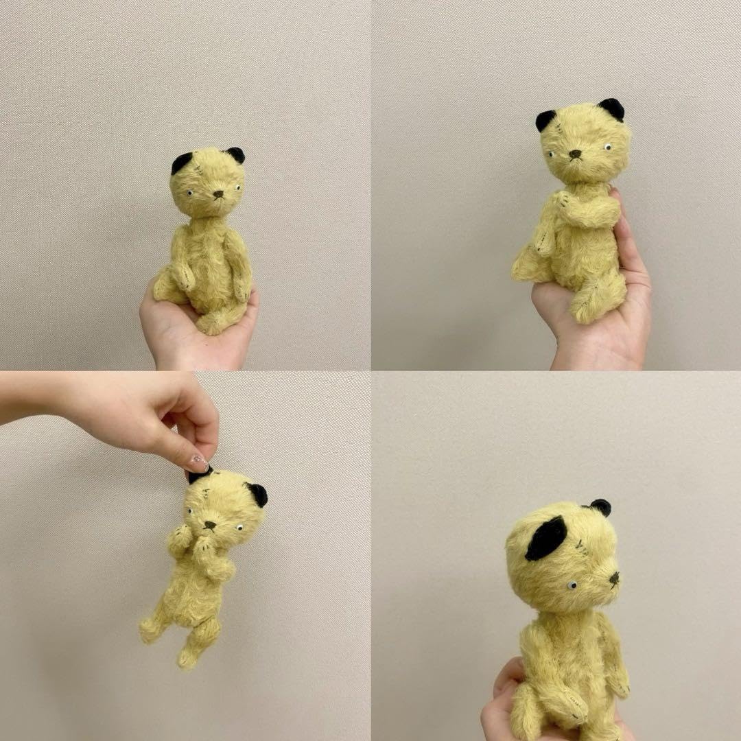 優しい黒ミミさん アーティストベア テディベア 海外作家様 ハンドメイド Amazon.co.jp: 逞しい黒ミミさん ぬいぐるみ アーティストベア