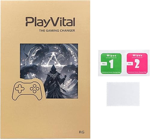 Miniatura 7 de PlayVital Juego de 2 calcomanías protectoras para ROG Ally, calcomanías personalizadas de vinilo para consola de juegos portátil ROG Ally -