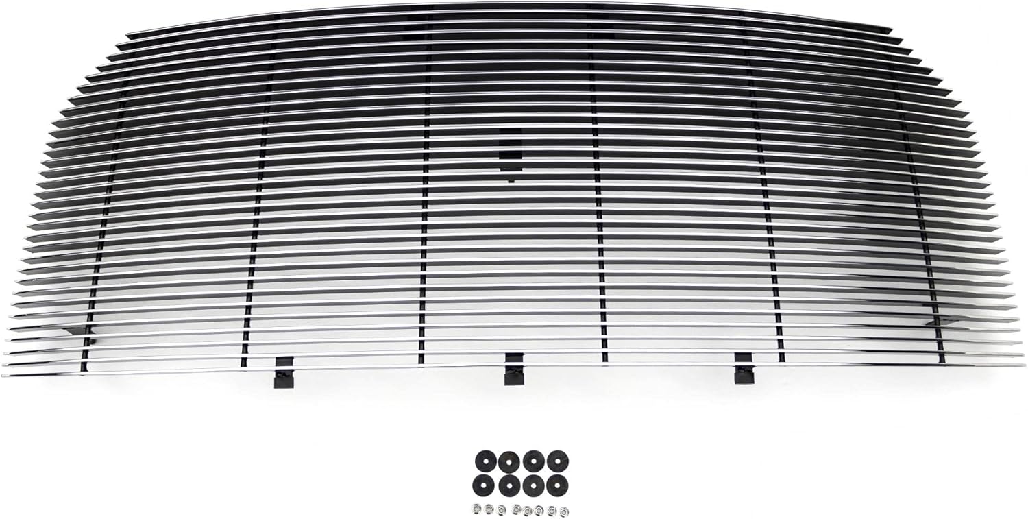 T-Rex Grilles 2015-2017 F-150 Billet Grille, Polished, 1 Pc, Replacement, Does Not Fit Vehicles with Camera - PN #20573