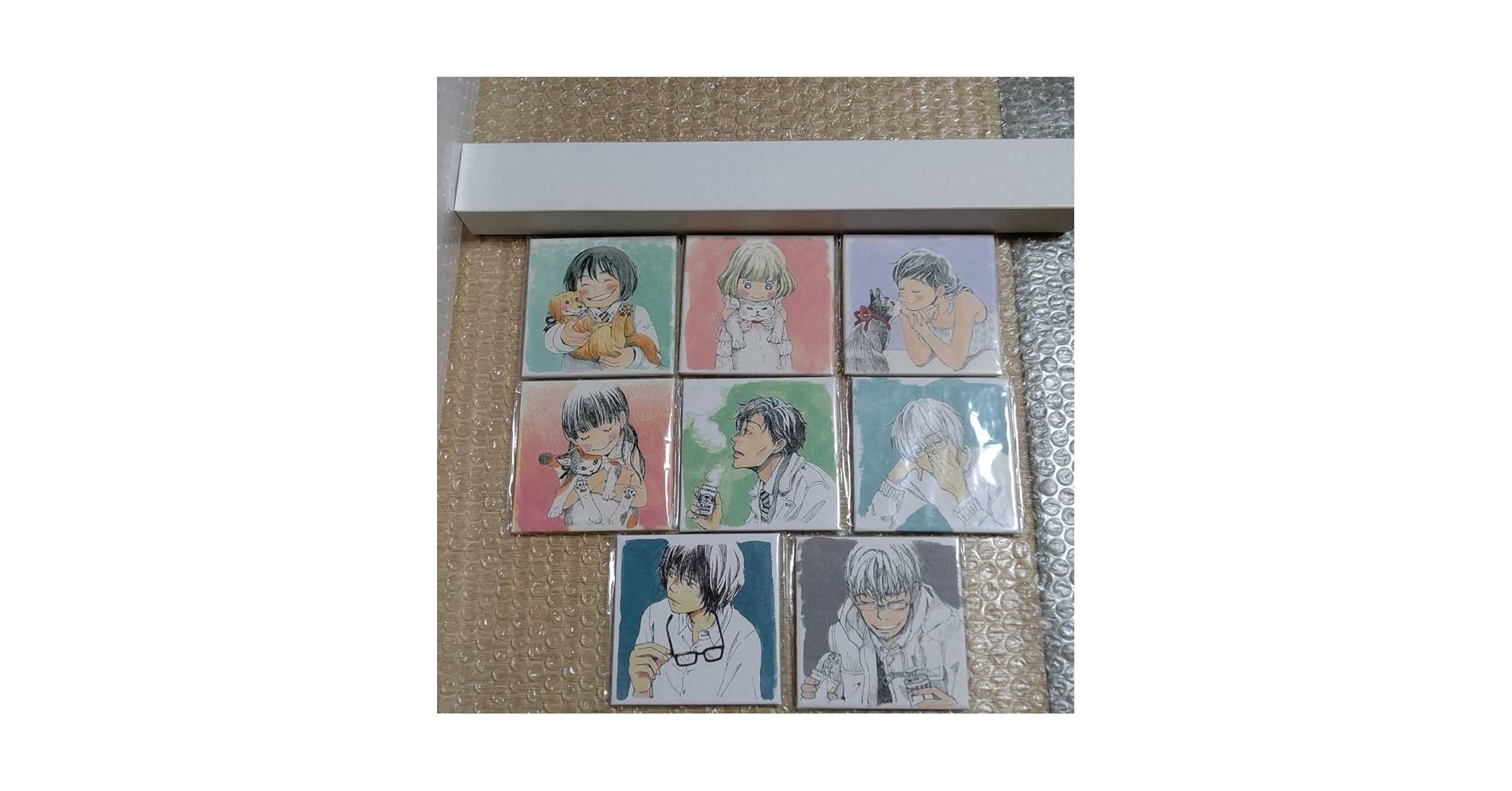 Amazon.co.jp: 3月のライオン キャンバスイラストカード全8種 アニメ