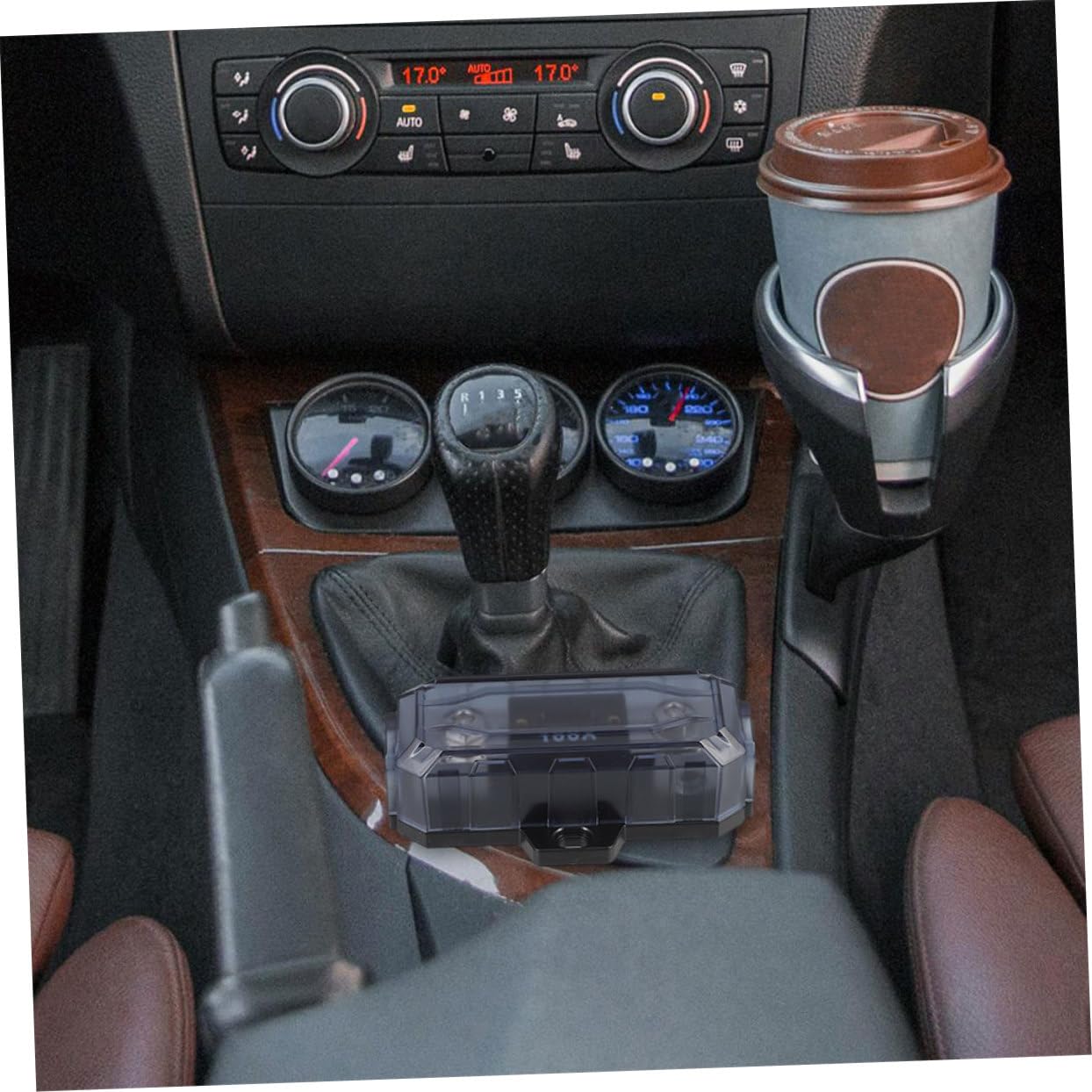 Mikinona Portafusibili Anl 2pezzi per Impianto Audio Auto, Blocco Fusibili 100a in Lega di Zinco, Alta Protezione ed Installazione Facile per Sistemi Audio Veicolari