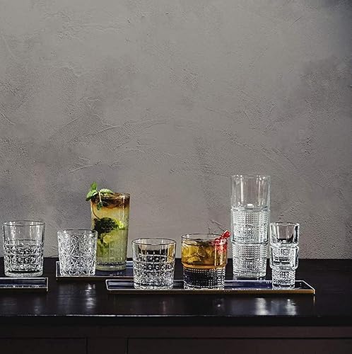 Miniatura 8 de Bormioli Rocco Bartender Novecento - Vaso apilable de 13.75 onzas para cócteles mixtos, transparente, juego de 4