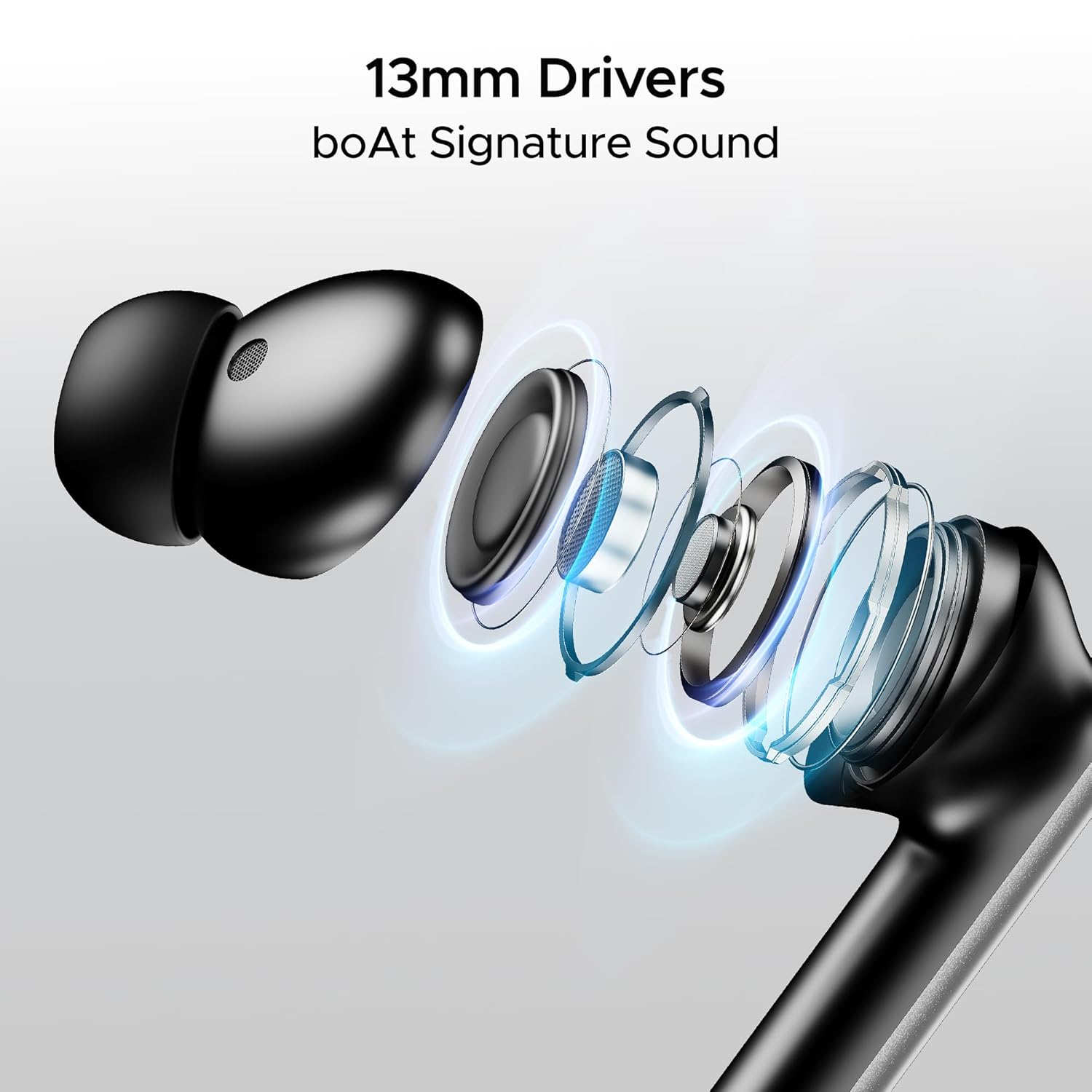boAt Airdopes 111v2 connected to both a smartphone and a laptop, demonstrating multipoint connectivity.
