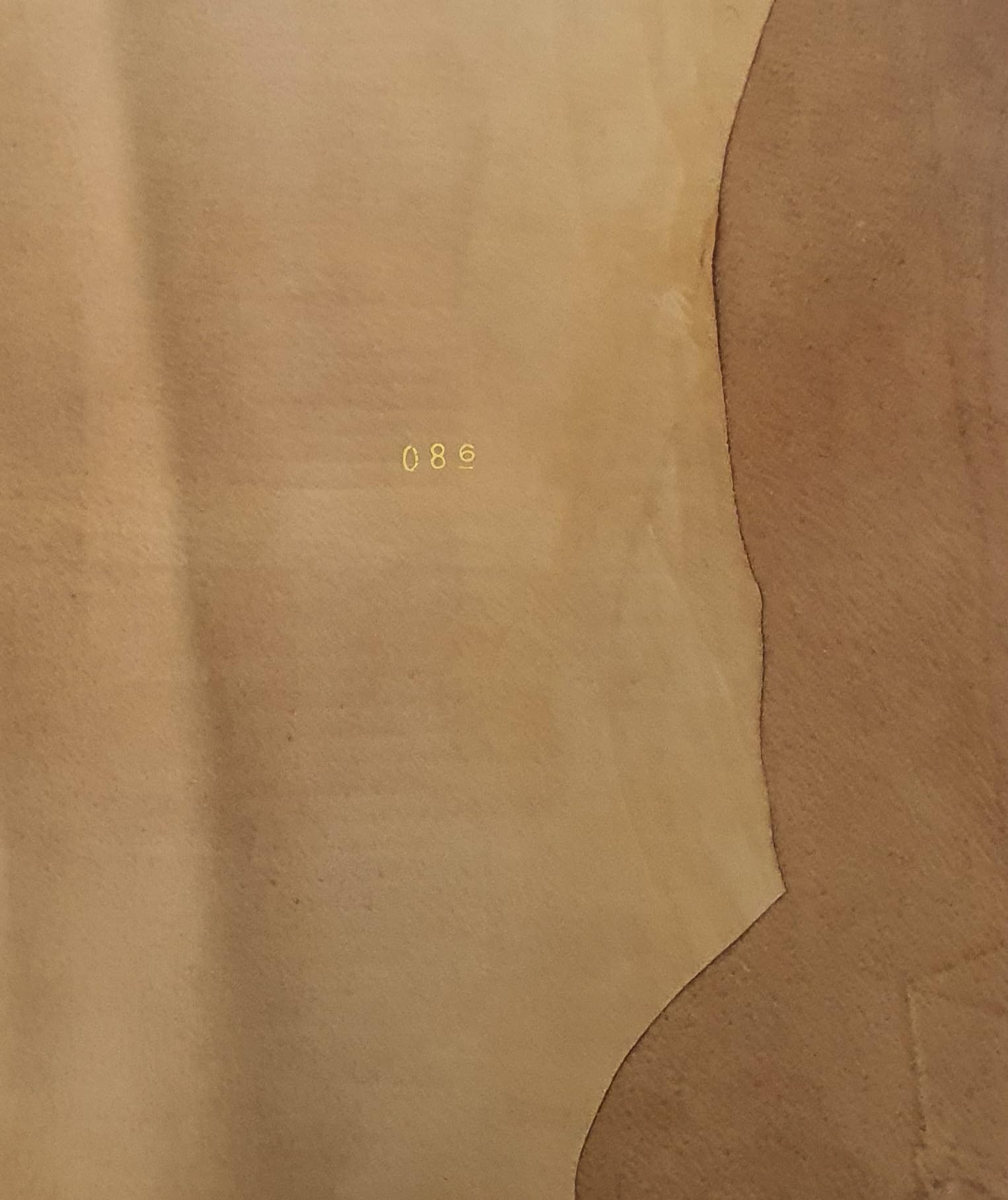 Leer Papier lichtbruin 50cm dikte 0.55 mm 1 meter