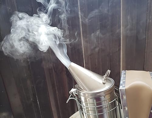 Miniatura 10 de Combustible de ahumador prémium para apicultura  Combustible para ahumar yute de arpillera, bolsa de 2 libras se ilumina fácilmente con fósforo o