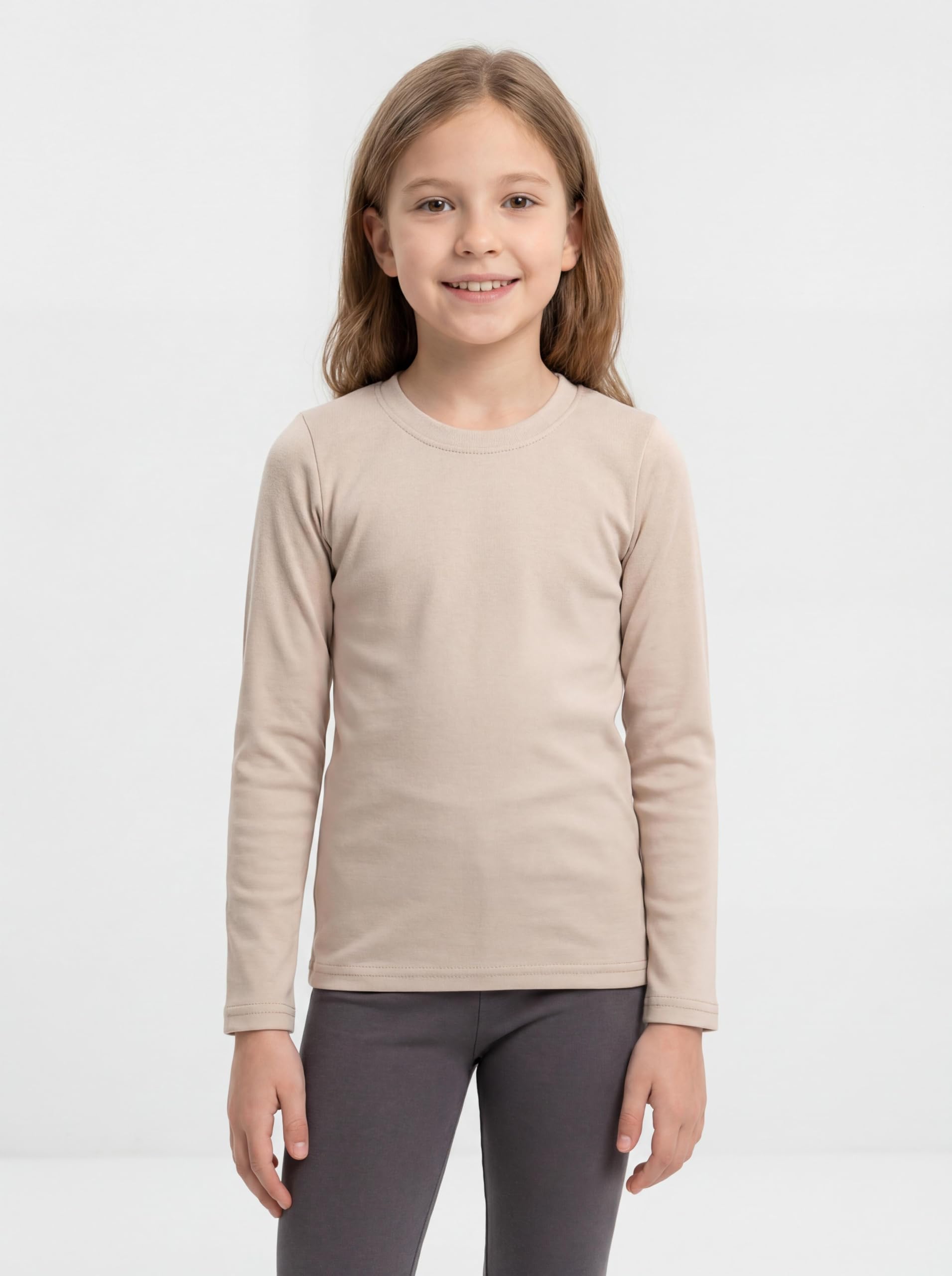 TupTam Niñas Camiseta de Manga Larga Chaleco Ropa Interior Paquete de 3