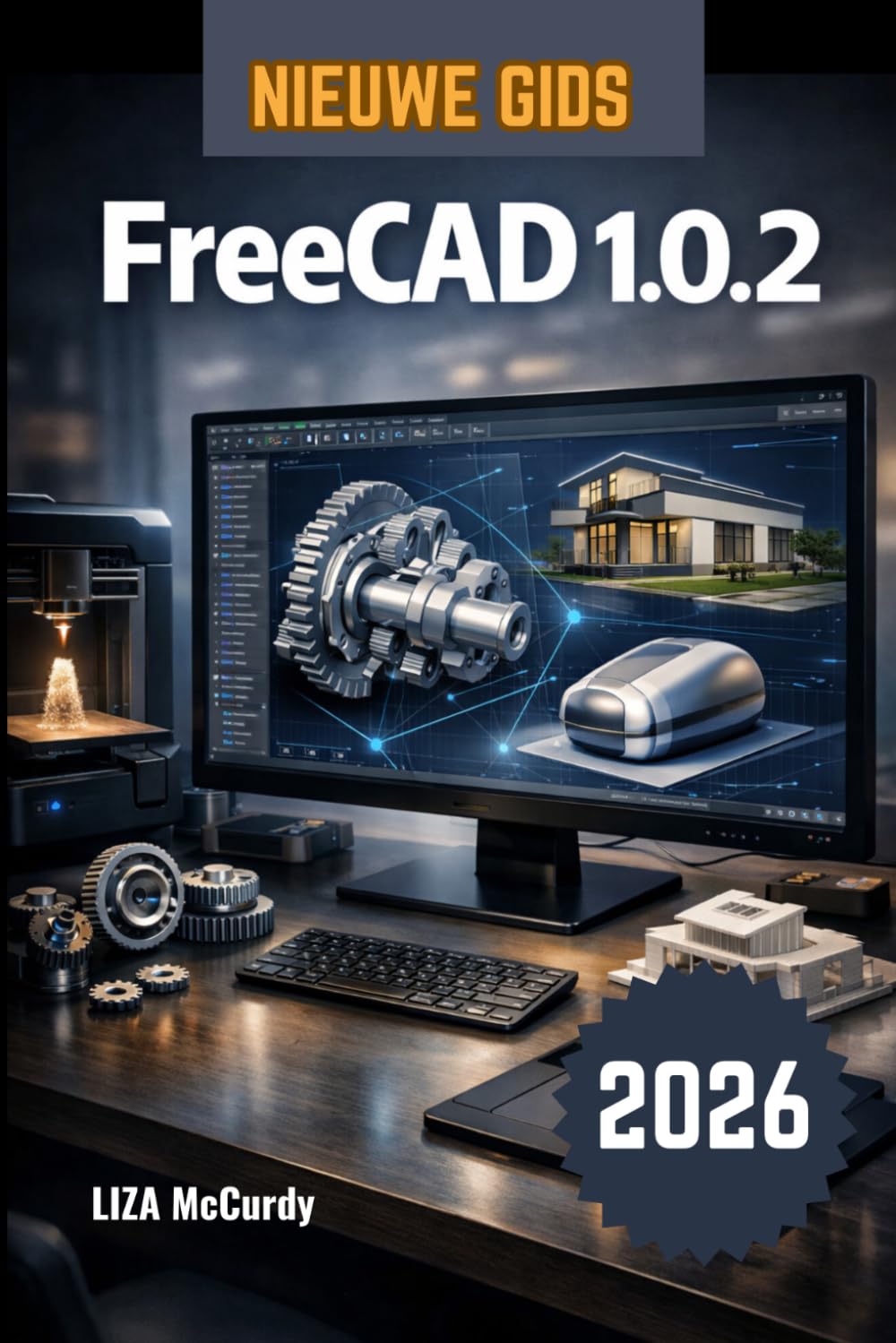 FreeCAD 1.0.2 Gebruikershandleiding 2026.: Hoe maak je je eigen 3D-objecten en echte producten op de computer? Stap voor stap, van eerste idee tot ... huizen of alles wat je maar kunt bedenke