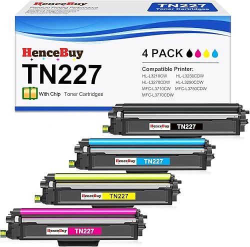 TN227 TN227 - Cartucho de tóner compatible con TN227 para Brother TN-227 TN223, uso con impresora Brother HL-L3210CW HL-L3270CDW HL-L3290CDW