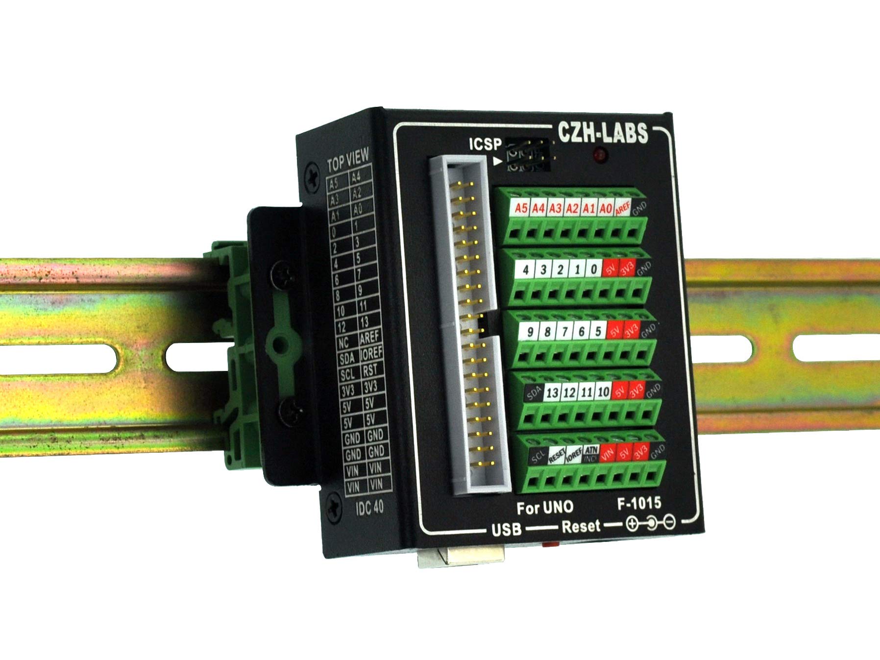 Modulo di sblocco morsettiera a vite UNO con custodia in alluminio, per Arduino UNO R3.