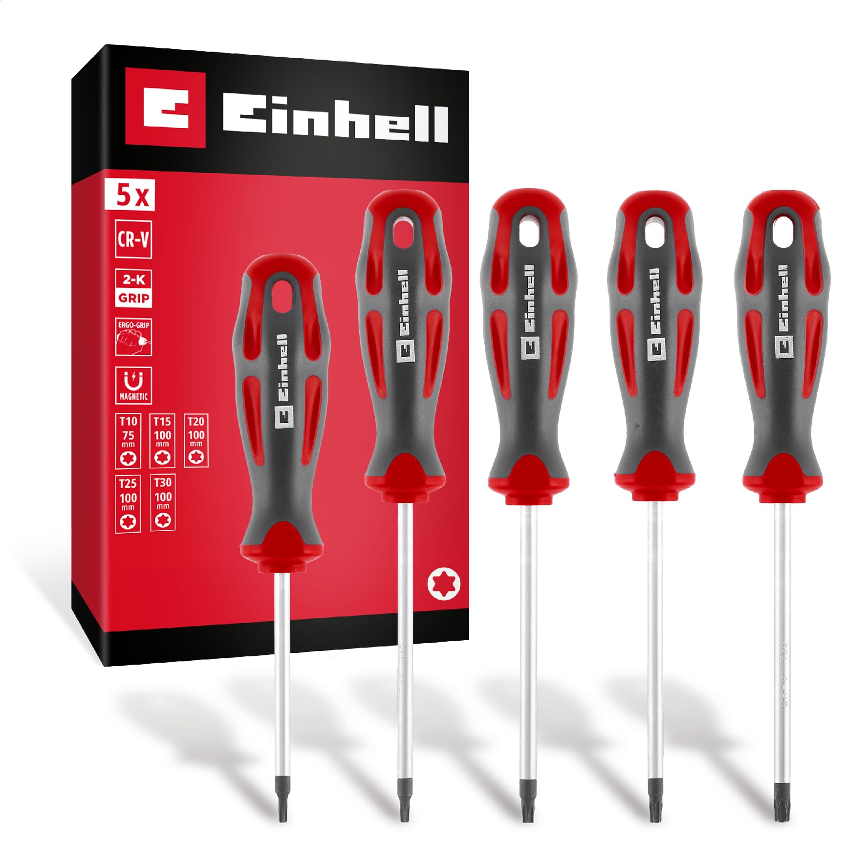 Einhell 5-Piece Screwdriver Set, Torx