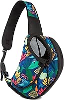 Vista 1 de Bolsa de malla transpirable para mascotas, manos libres, ajustable, para perros pequeños, gatos, para viajes al aire libre