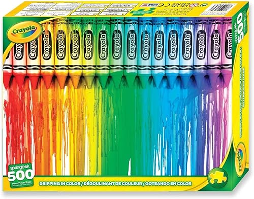 Miniatura 4 de Springbok Crayola - Rompecabezas de 500 piezas para adultos y familia, piezas de corte único, fabricado en Estados Unidos