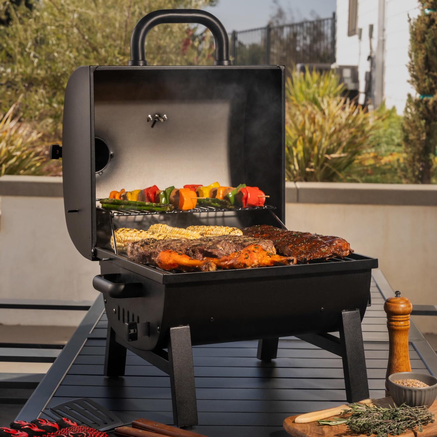 Nexgrill Tabletop Charcoal Grill - Portable BBQ -7 Nexgrill Tabletop Charcoal Grill - Portable BBQ -7