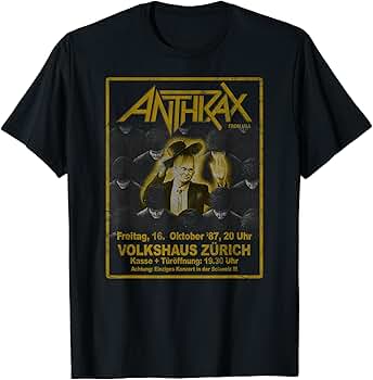 Amazon | Anthrax – Among The Living Flier Vintage Tシャツ