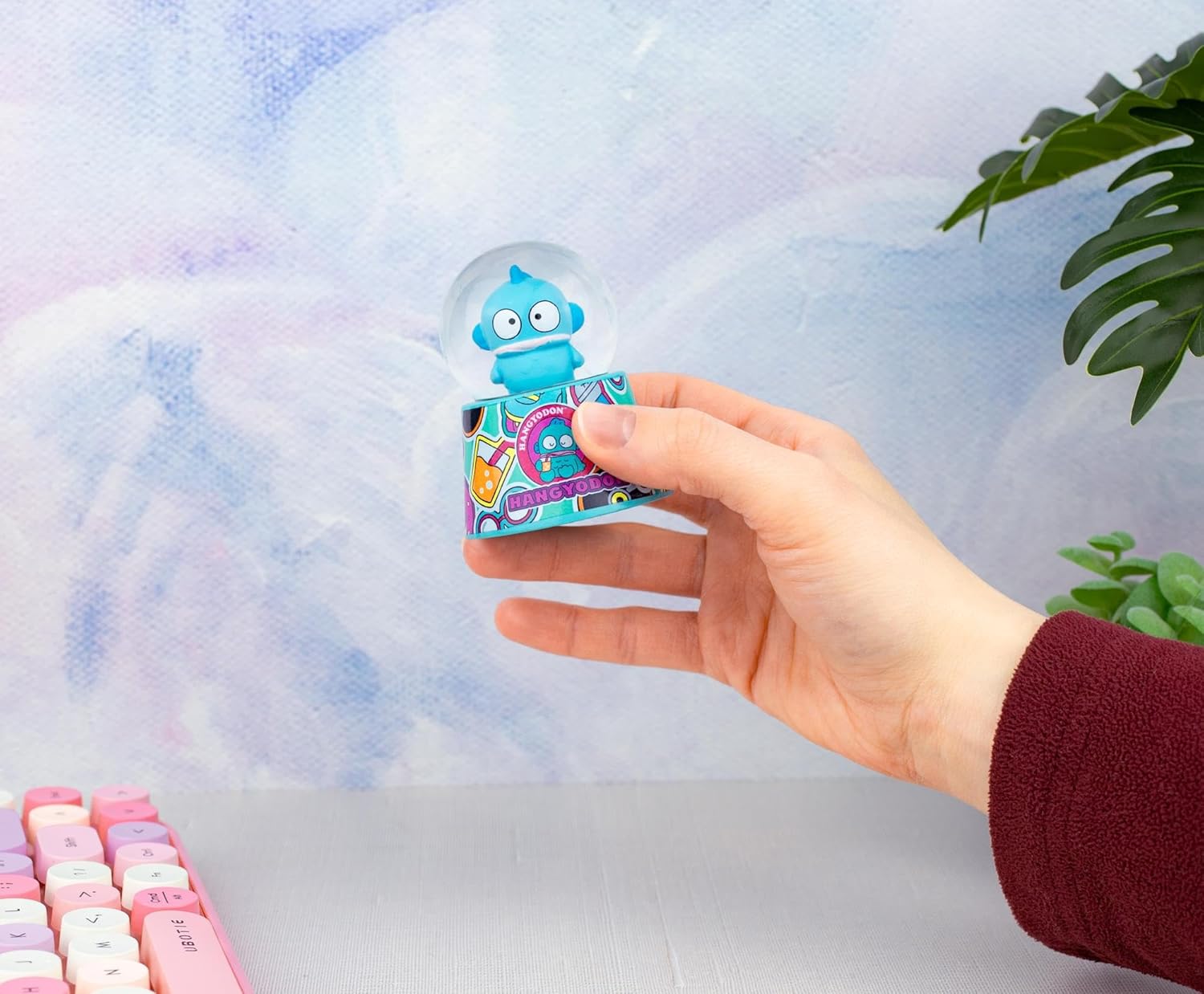 Sanrio Hangyodon Mini Snow Globe| 2.5 Inches Tall - Image 8
