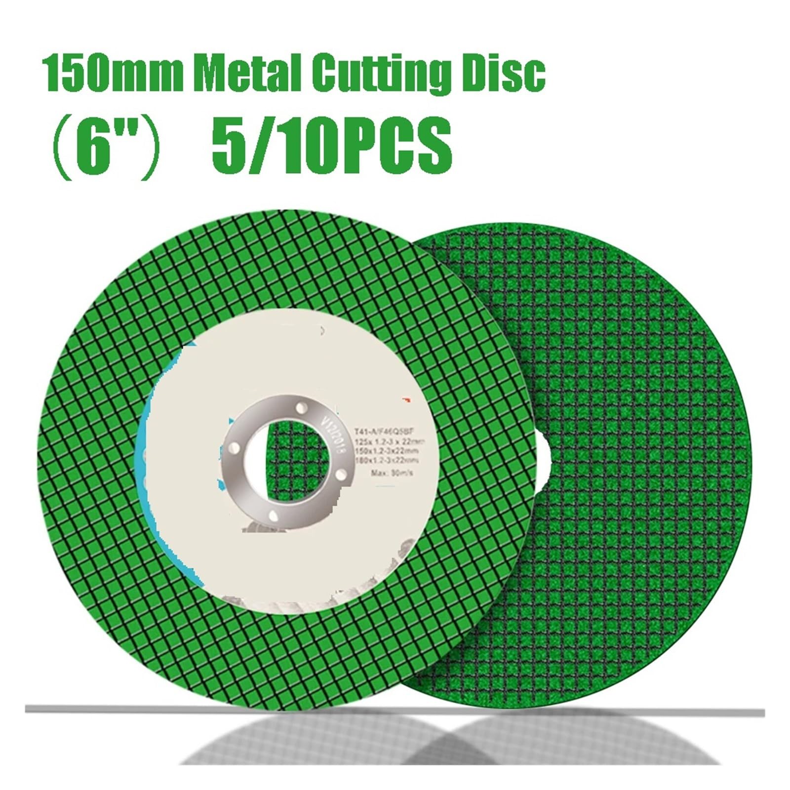 tarcza tnąca tarcza tnąca do metalu 150 mm, tarcza szlifierska z żywicy 6 cali, szlifierka kątowa, narzędzie do cięcia metalu, stali nierdzewnej, cięcie żelaza(150 mm 10 szt