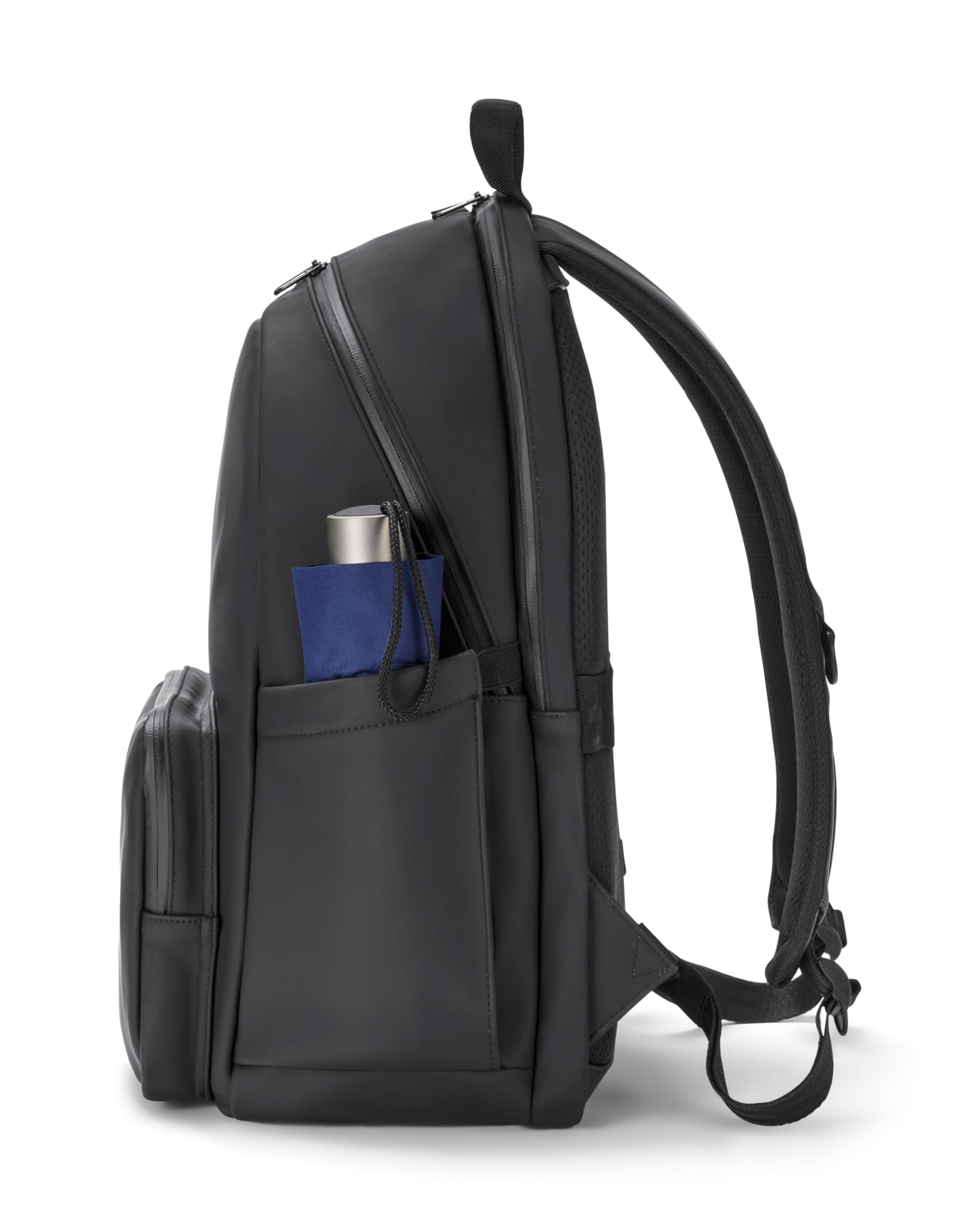 Johnny Urban Zaino Donna & Uomo Nero - Bradley - Casual Daypack per Lavoro, Scuola, Università - Zaino Scolastico con Scomparto per Laptop 16 Pollici per Ragazzi e Ragazze - Idrorepellente