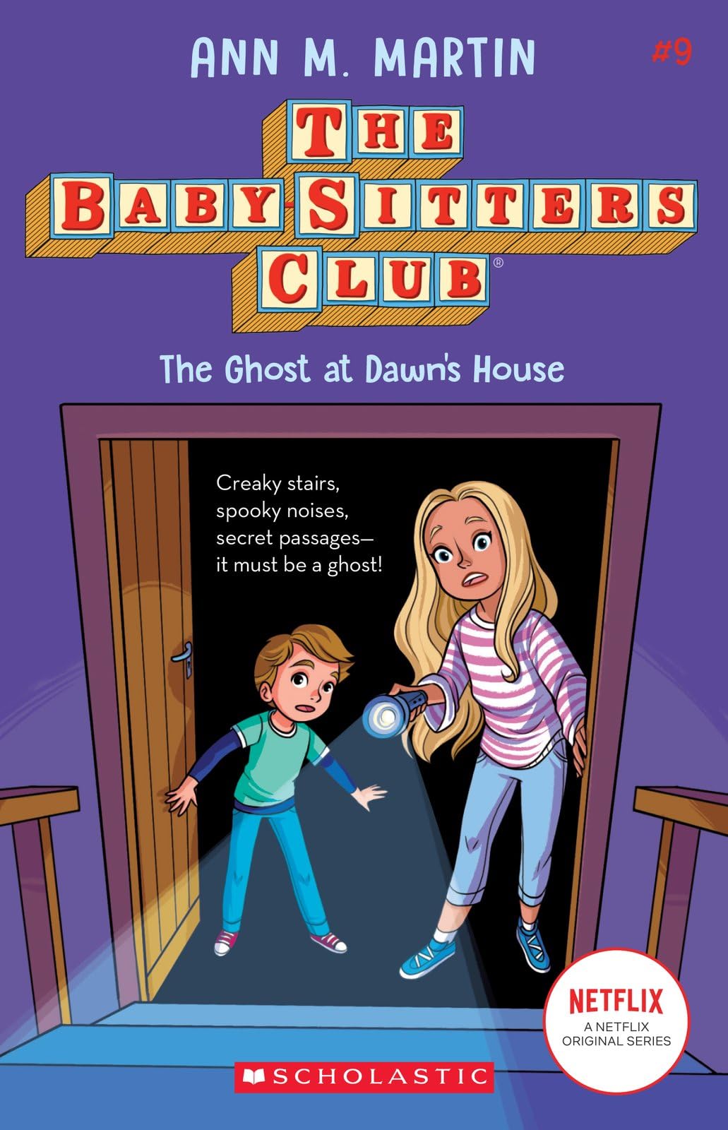 The Babysitters Club 9 The Ghost at Dawns House bw by Ann M Martin PAPERBACK