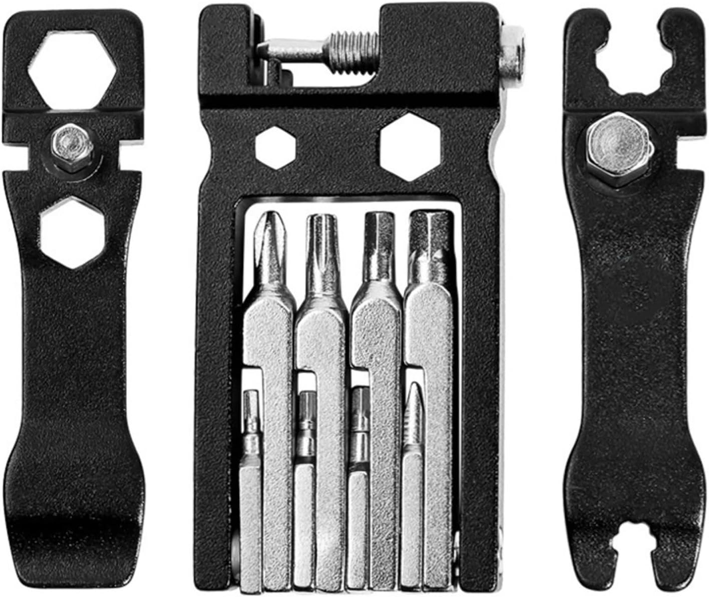 Abaodam 20-in-1 Multi-Function Bike Repair Tool Kit Sturdy Mechanic Repair Tool Screwdriver Wrench and Chain Regulator for Road and Mountain Cycling