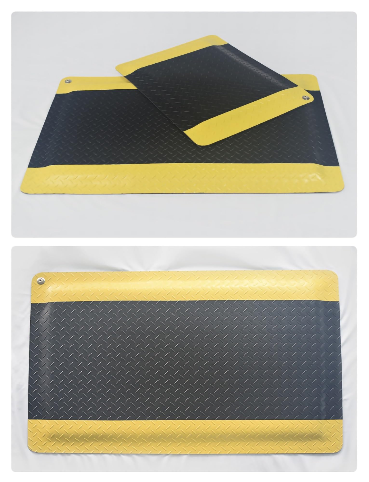 Tappetini anti-fatica for fabbrica, tappetino industriale in PVC for impieghi gravosi - antiscivolo, facili da pulire, for magazzino/banco da lavoro(60x100x2cm/24x39x0.8in)