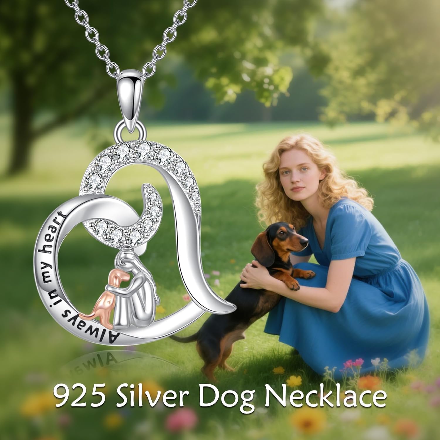 Dog Necklace S925 Sterling Silver Puppy Pet Pendant Animal Memorial Jewelry Gifts for Women Men Dog Lovers - Image 5