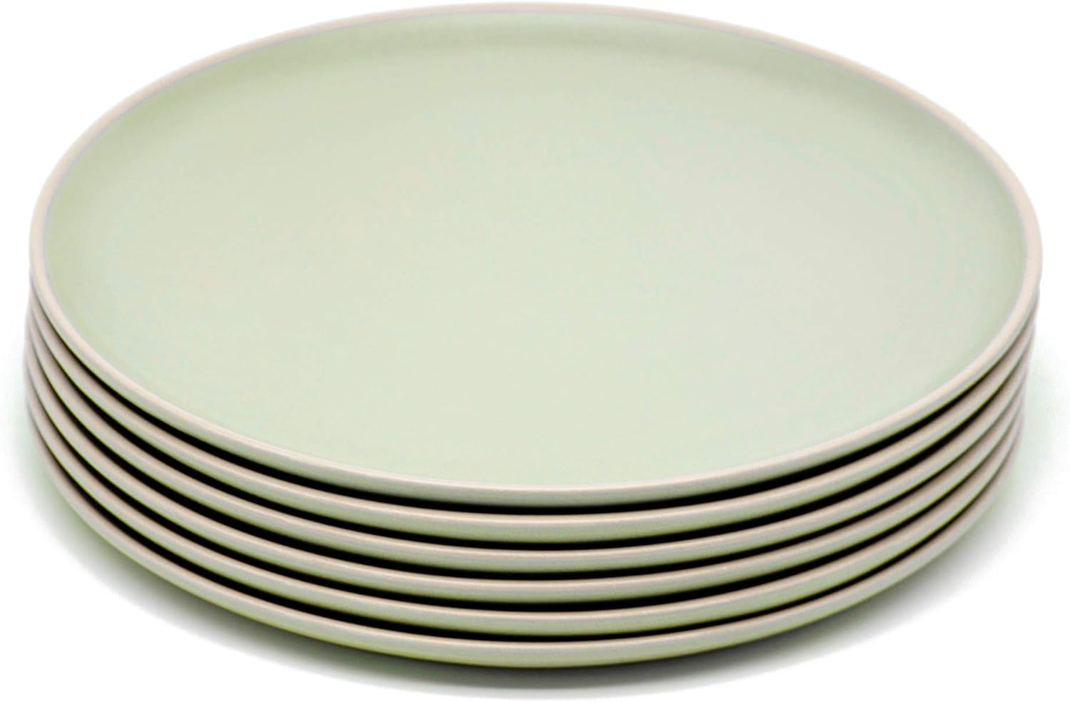 Dinner Plates, Ceramic Make, by Kook, Mint, Satin finish, 10 inch, Set