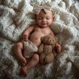 BABESIDE Full Body Silicone Reborn Baby Dolls - 12 Inch (Weight 3 lb) Weighted Full Silicone Realistic-Newborn Baby Doll Real Life Baby Dolls with Complete Accessories & Gift Box
