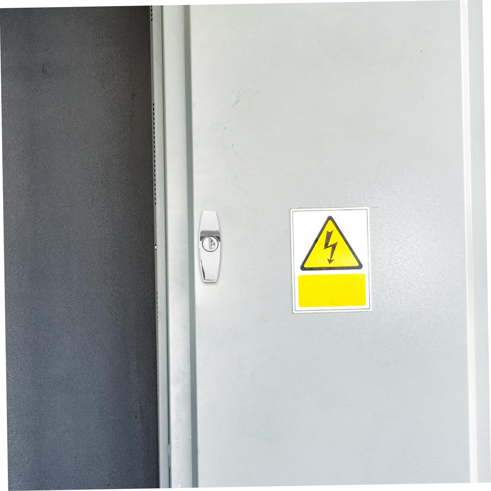 T-Griff Schloss für Wohnmobil und Schrank, Zinklegierung, 2 Stück | Silber, mit Schlüsseln, Zuverlässiger Mechanismus, Einfache Bedienung, für Kasten und Werkzeugbox
