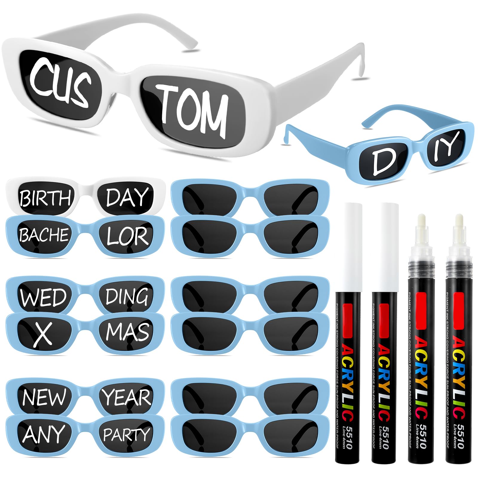 Flutesan Personalized Custom Sunglasses