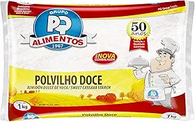 Polvilho Doce (1 kg) PQ Alimentos Sabor 1 kg