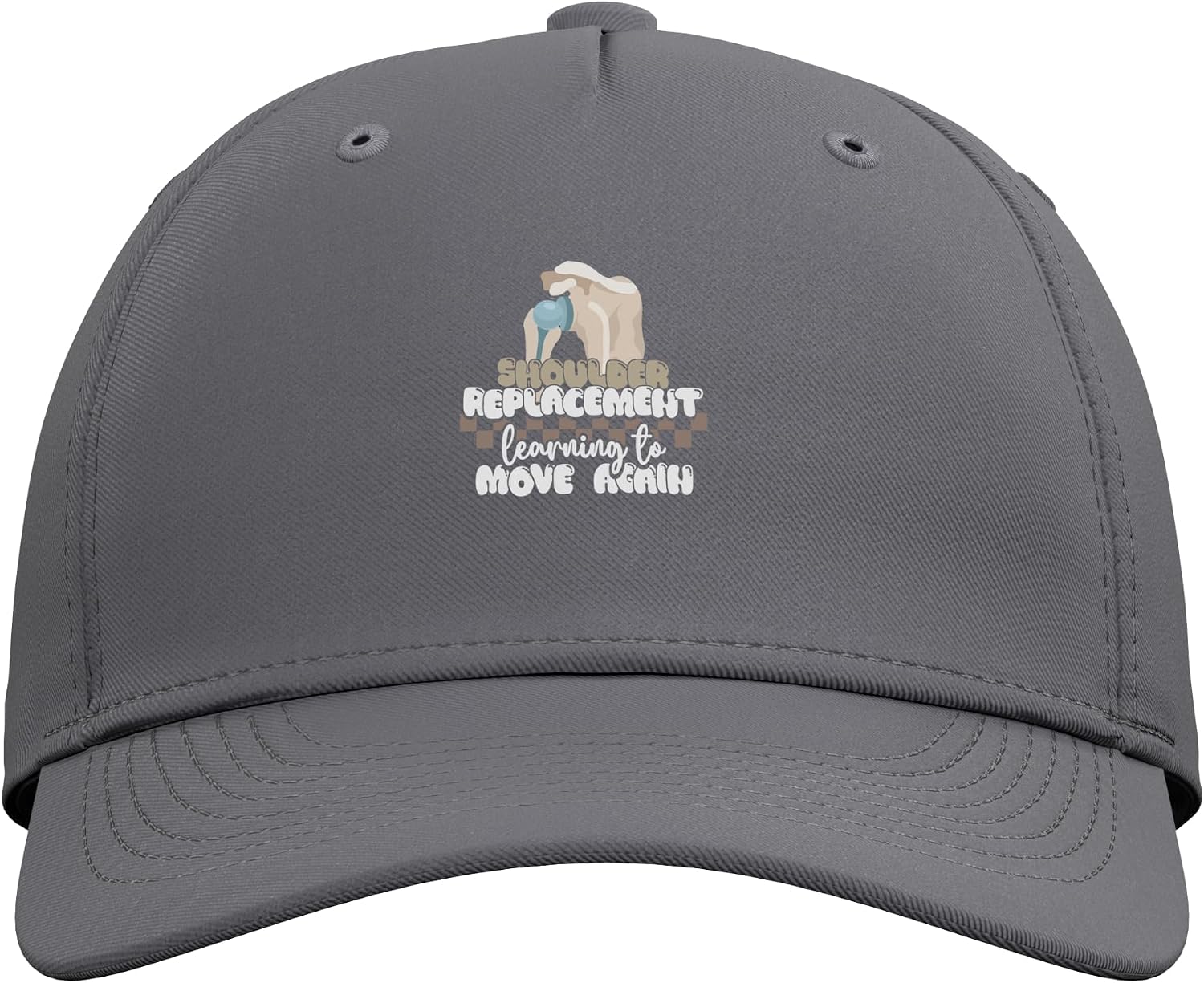 Shoulder Recovery Replacement Shoulder Surgery Adjustable Baseball Hat image 2