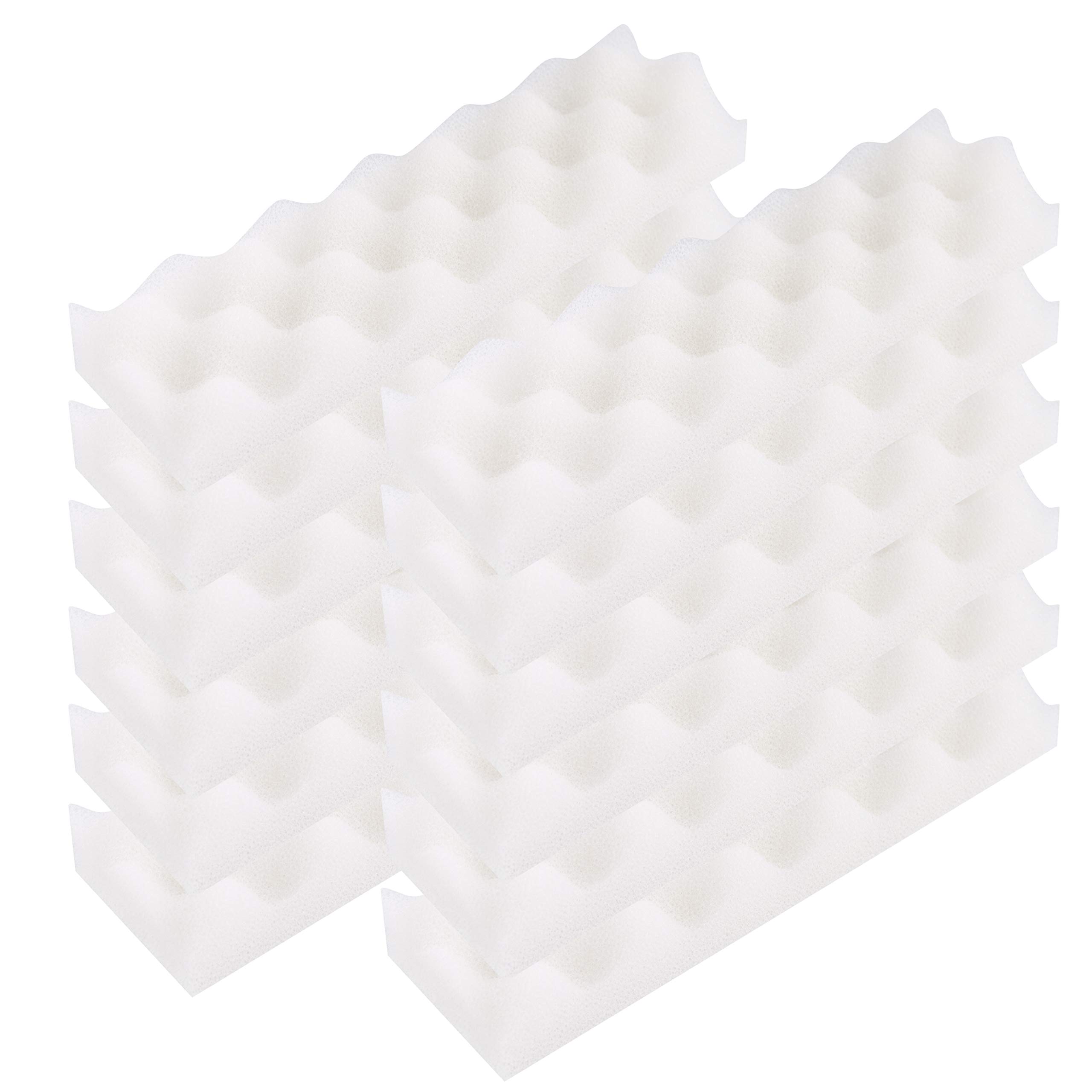 Mousse filtration Bio-Foam Max A189 compatible Fluval 406/407, lot de 12 pour clarifier l'aquarium