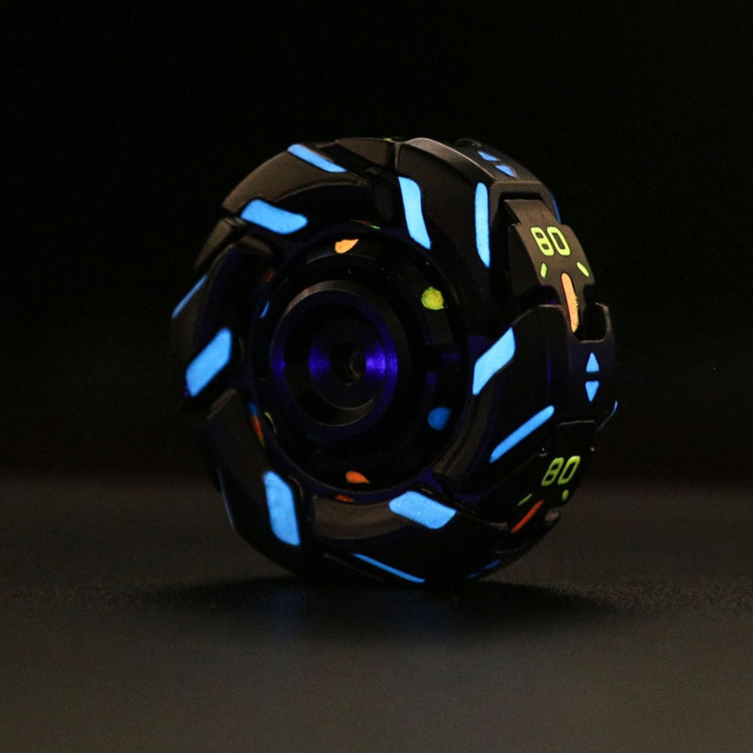 Fingertip Gyroscope Toy - Metal Fingertip Toy for Adults - Portable, Handcrafted, Office, Home, Station