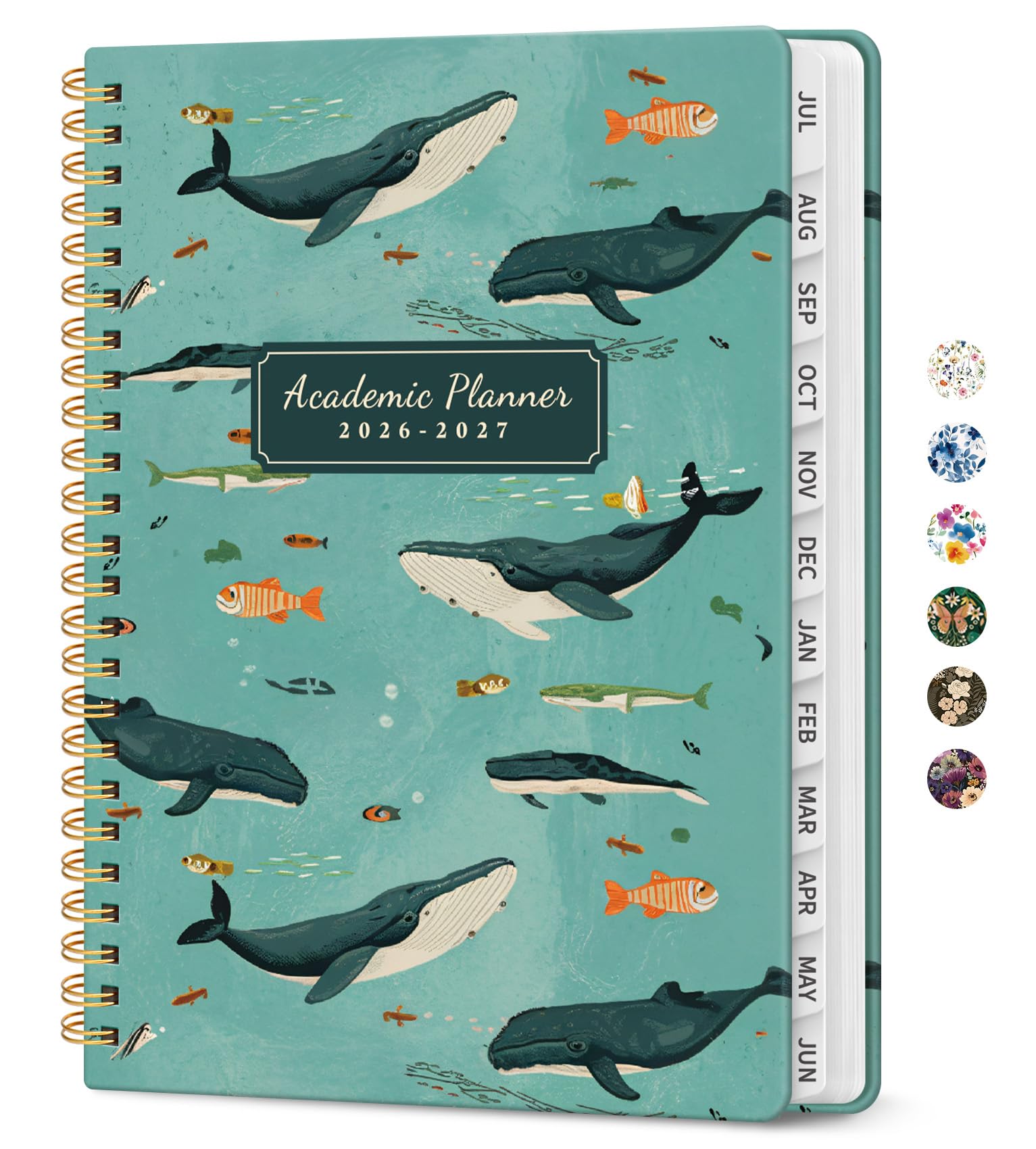 Taja Academic Planner 2026-2027, Monthly & Weekly Calendar Agenda, Jul 2026 - Jun 2027, Hardcover, 6.3" x 8.5" (A5) | USA Import for Indian Students & Professionals - main product image