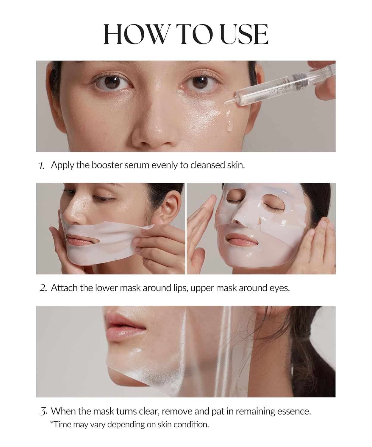 Collagen Overnight Face Mask 3 Step Pore Minimizer Hydrogel Sheet&Boost Serum-Oil Control PDRN-Tightening Exosome-Elasticity Retinal - All in One (6 Pack)