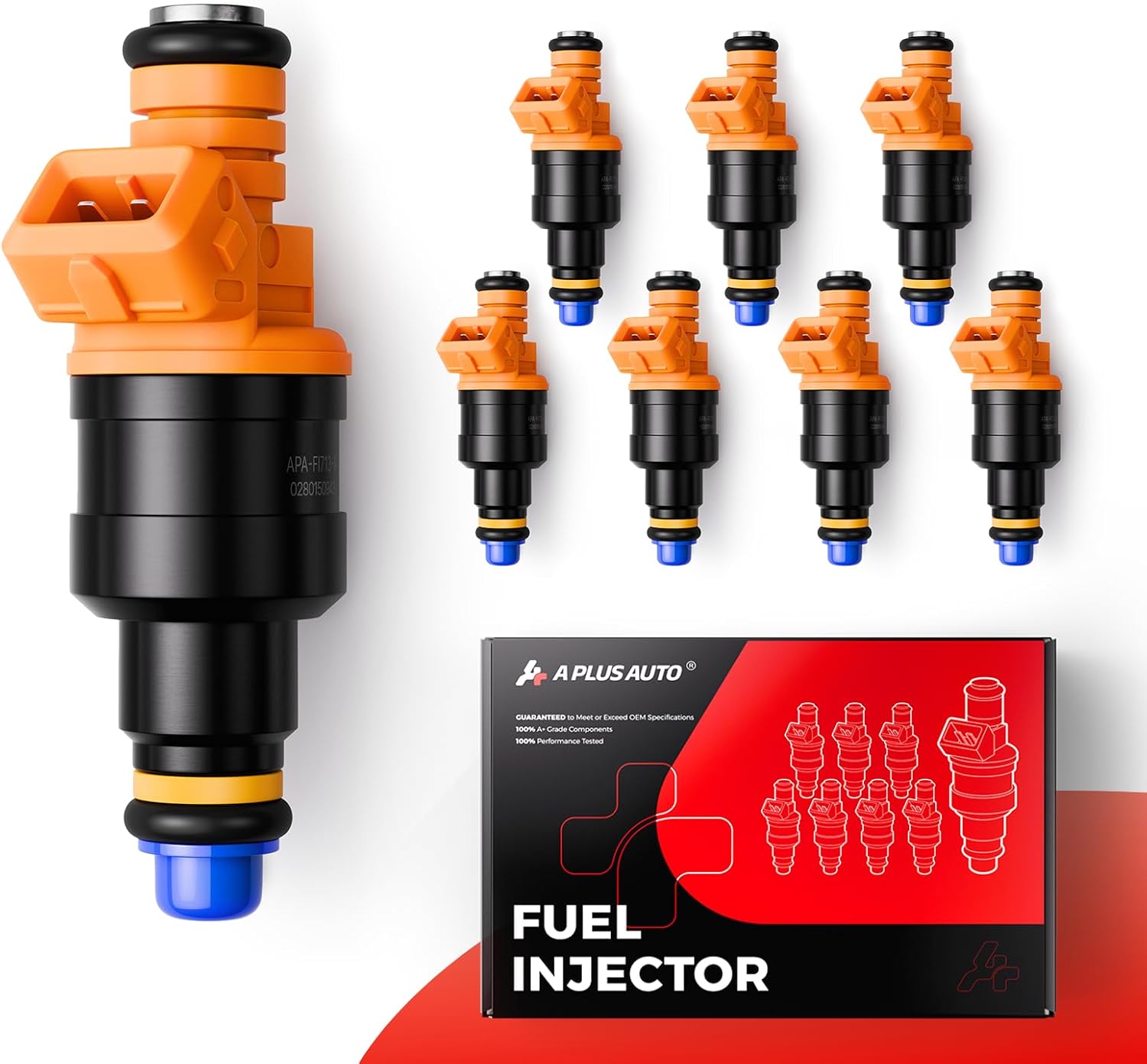 A Plus Auto Fuel Injectors Set of 8 Compatible with Ford V8 Engines