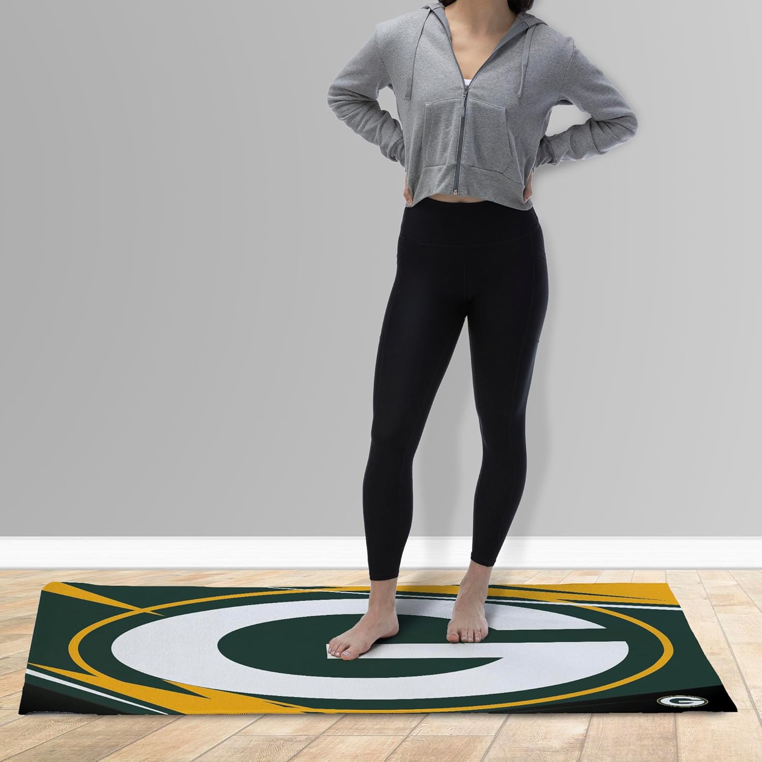 Northwest The Company NFL Green Bay Packers Washable Rug, 36" x 60", Shredder, Team Colors