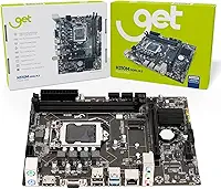 GET - Placa-Mãe Get H310M DDR4 M2 LGA 1151, Suporte Intel 8° a 9° Geração, SATA, NVMe, HDMI, USB 3.0, Micro ATX