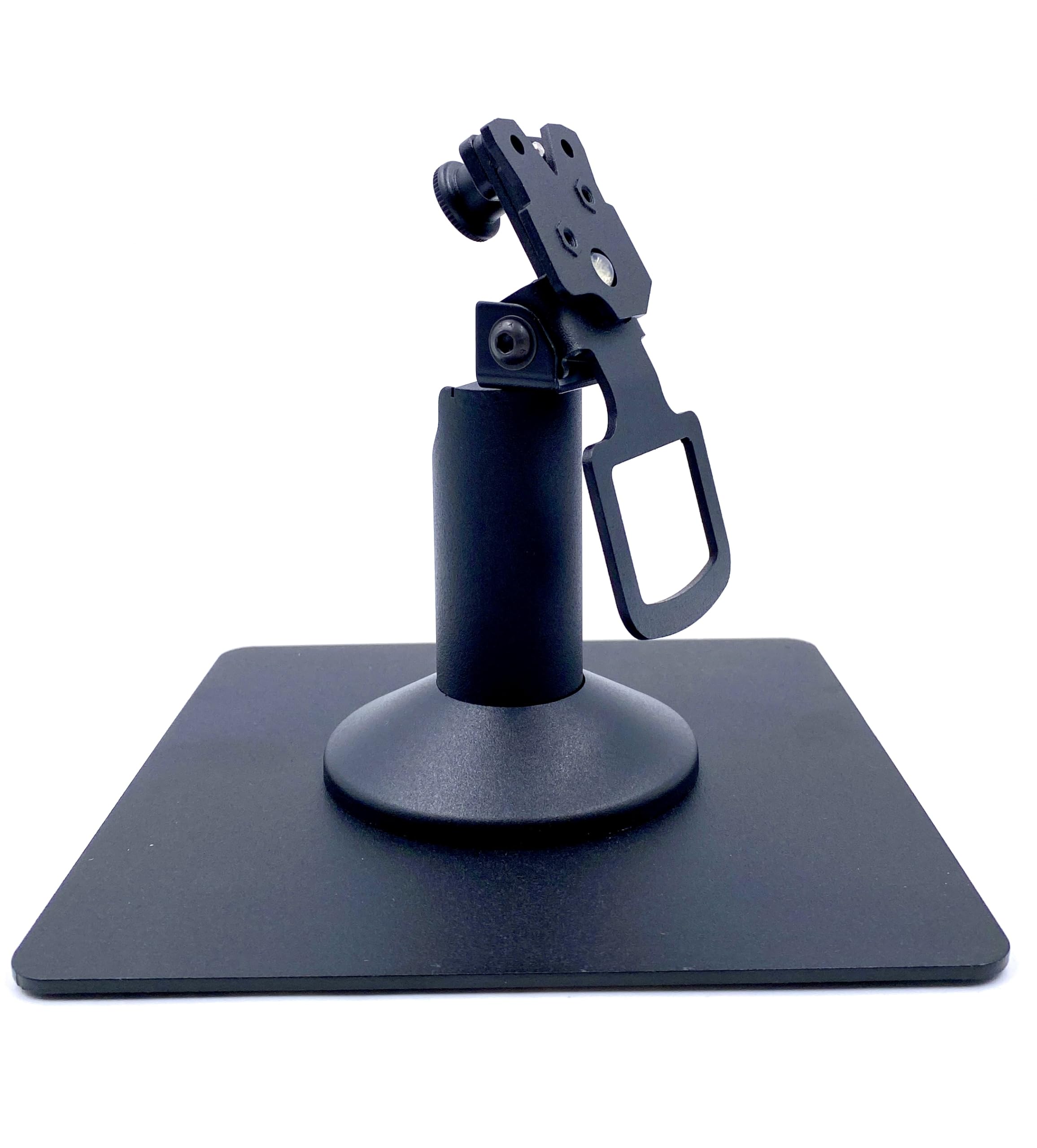 Ingenico Lane 3000/5000 / 7000/8000 Low Freestanding Swivel and Tilt Metal Stand with Square Plate