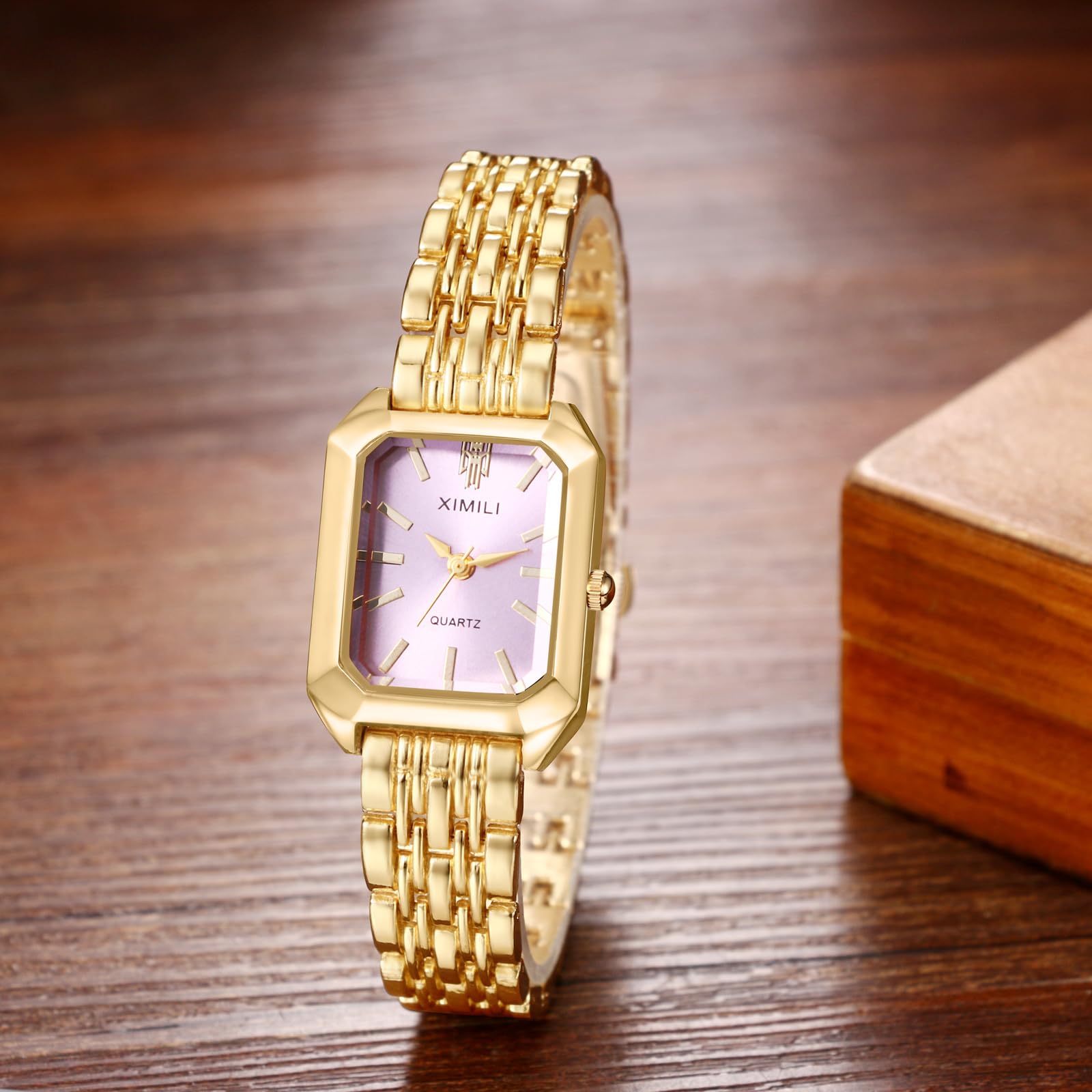 JewelryWe Orologio da Polso al Quarzo da Donna Cinturino in PU Pelle Regalo