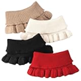 Fox Valley Traders Ruffle Sweater Knit Collar - Set of 4