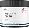 Designs for Health MagCitrate en Polvo - 300mg Citrato de Magnesio para Apoyar la Calma, Estreñimiento Ocasional y Regularidad - Mezcla Sin GMO, Sin Gluten, Sabor Limón (60 Porciones/240g) 1