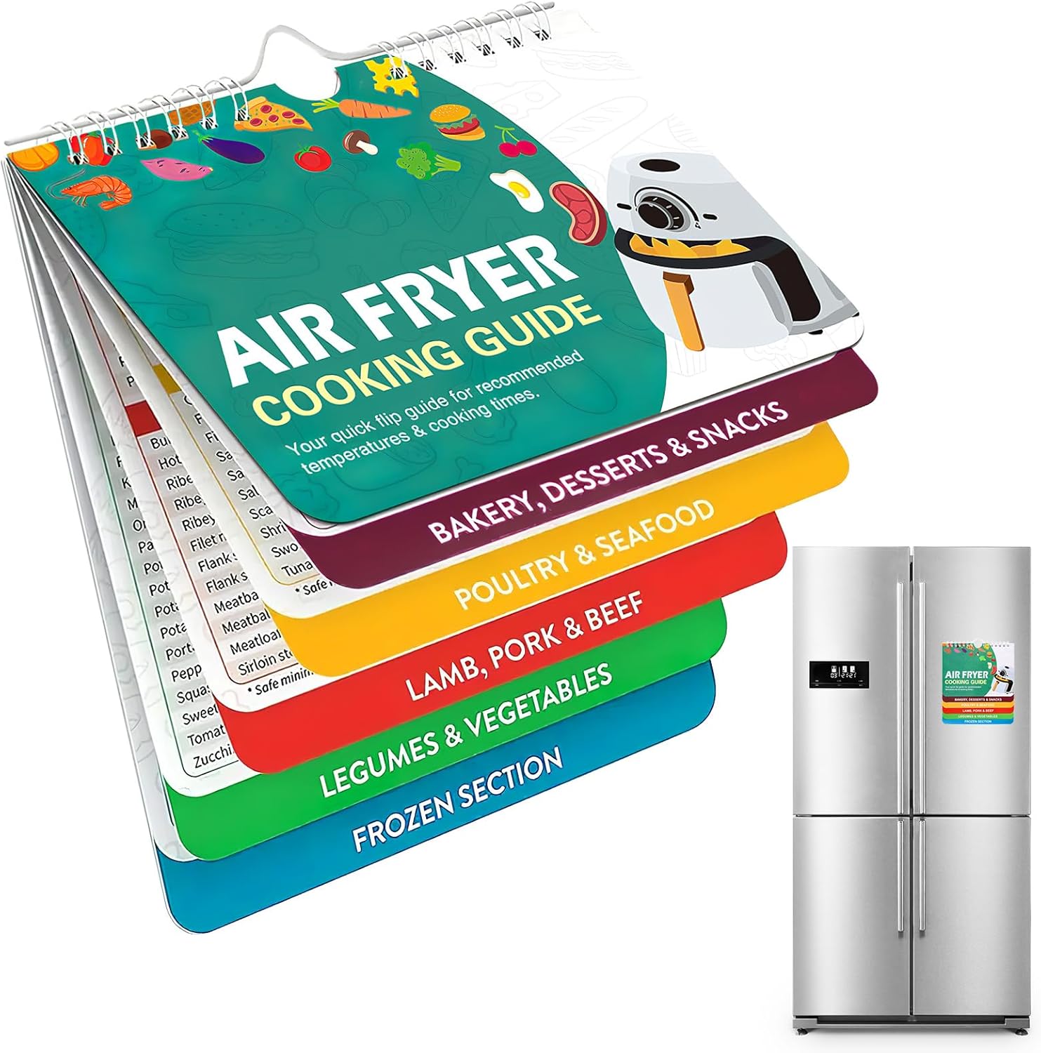 Air Fryer Cheat Sheet, Calendar Style Soft