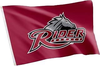 Desert Cactus Rider University RU Flag - 3 x 5 Feet Broncs Banner, Indoor/Outdoor Durable Fabric, 100% Polyester Design (Style 1)