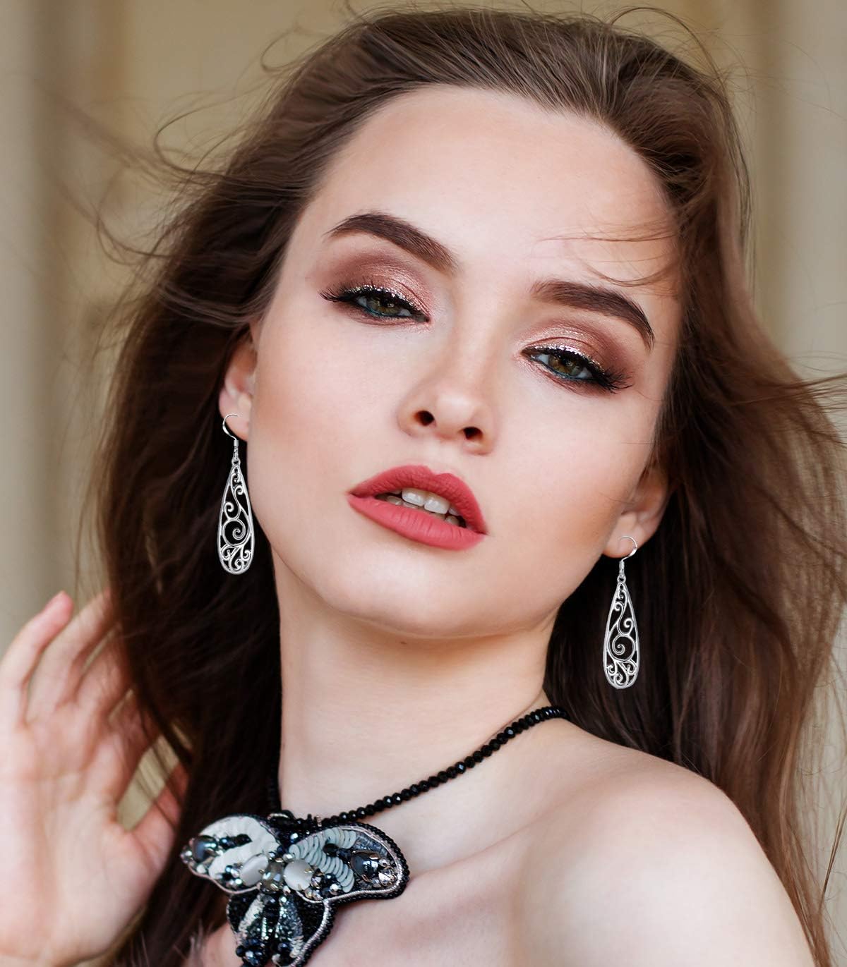 16 Pairs Drop Dangle Earrings for Women Wholesale Earrings Fashion Statement Boho Bohemian Earrings Set - Image 3