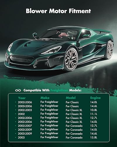 Vista 966 de SCITOO 700188 Reemplazo del motor del ventilador HVAC con jaula de ventilador para Toyota Tacoma 2005-2015, reemplazo OE - 87103-04043, 87103-04044