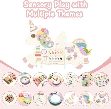 Asweets Unicorn Activity Wall Busy Board Panels